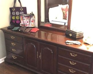 Thomasville, Triple Dresser and Mirror