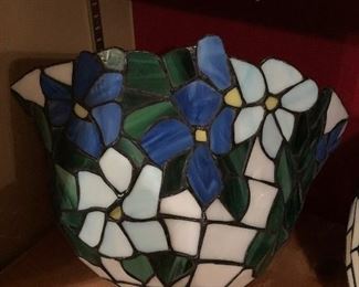 Leaded Glass Wall Sconce