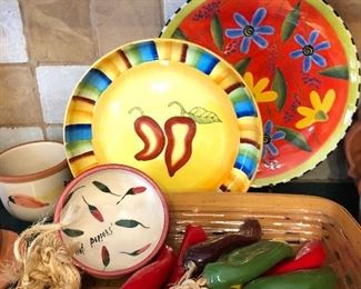 Colorful Serving Pieces