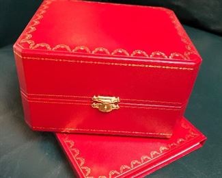 Cartier Watch Case and Booklet