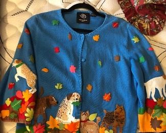 Vintage Dog Sweater Michael Simon
