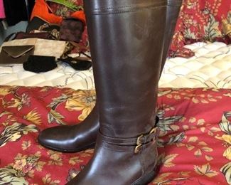 Ralph Lauren Polo Riding Boots Size 8
