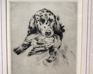 Gorgeous Dog Etching