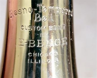 Trumpet,1946, custom built, Benge horn.