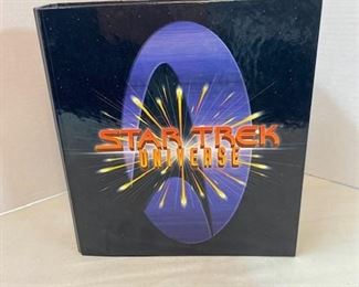 Star Trek universe collection. Includes Star Trek universe Star Trek, Star Trek the next generation, Star Trek Deep Space 9, Star Trek Voyager. Behind the scenes tabs still sealed.