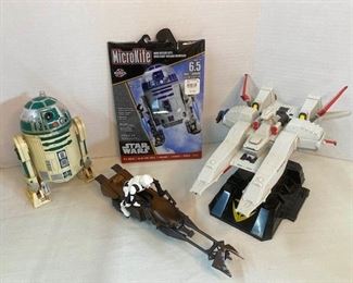 Vintage Star Wars collectible toys and MicroKite