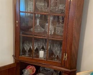 Henkel-Harris Mahogany Corner Cabinet
