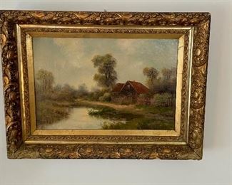 English Landscape, oil on canvas