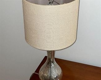 Silvered Glass Lamp