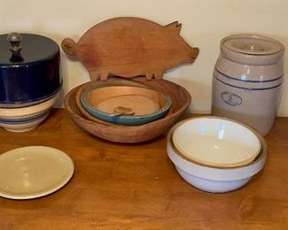 Ironstone, Stoneware, Woodenware, Enamelware