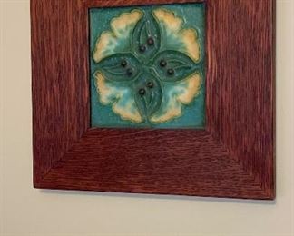 Arts & Crafts Tile in Dard Hunter Studio Frame