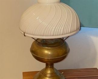 Brass Hurricane Lamp