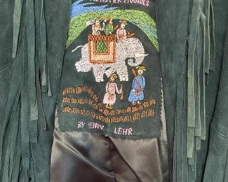 Vintage Henry Lehr fringe suede jacket