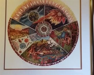 "Six Day Creation" Amram Ebgi Judaic Limited Edition Signed Art Print