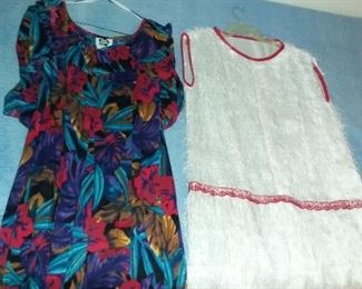 Hilo Hattie Muu Muu, fuzzy flapper style dress