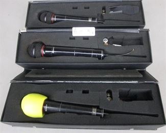 LOT OF 3 SONY WIRELESS MICS