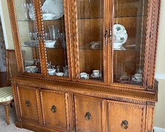 Large china cabinet