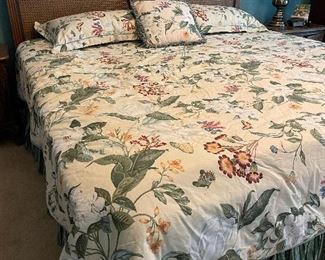 King size country French style bed by Heritage