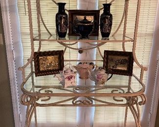 Large wrought iron baker’s rack