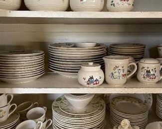 “Heartland” china & Metlox Daisy pattern