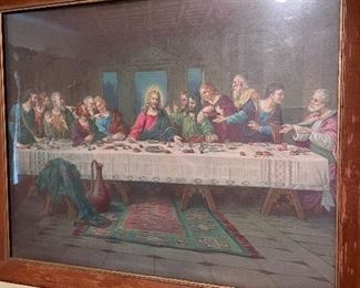 “The Last Supper” print
