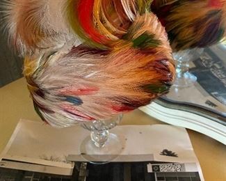 Vintage feather hat