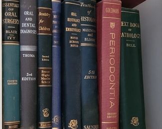 Vintage dental books