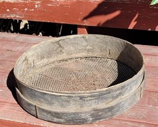 Primitive wheat threshing basket