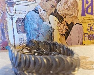 1940s coiled bracelet