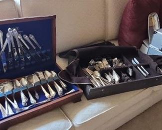 Silverplate flatware