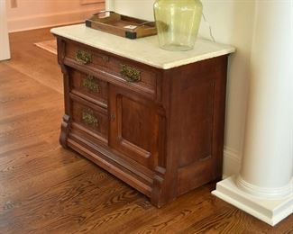 marble top entry stand 