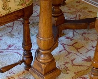 dining room table (detail)