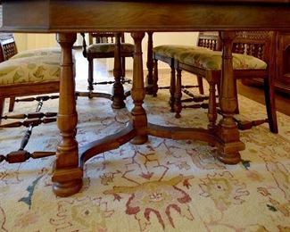 dining room table (detail)