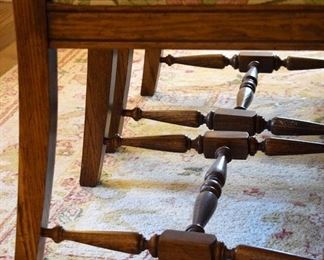dining chairs (stretcher detail)