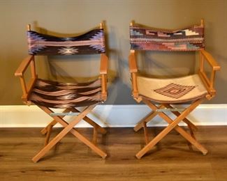 Southwester print on two/2 director's chairs