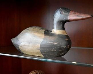 wooden duck decoy