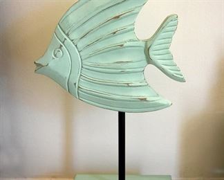 wooden angel fish