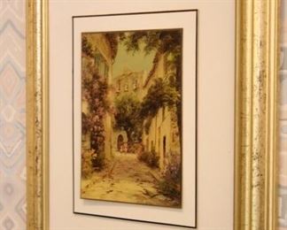 framed art, glass tile