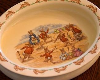 china bowl by Royal Doulton, "Bunnykins", made in England