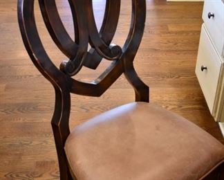 wooden desk chair (1/one)