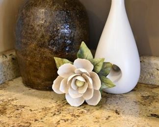 jug, vase, porcelain flower