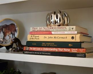 books and decorative items