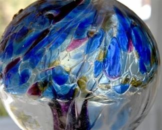 colorful glass ornament