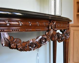 console table (detail)