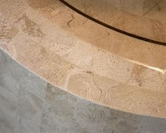 marble side table (detail)