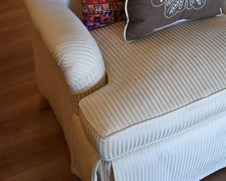 upholstered chairs, white (detail)