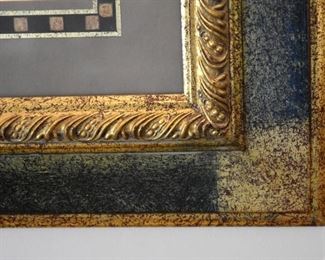 framed turtle art (detail)