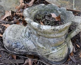 boot plant pot