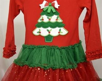child's Christmas dress