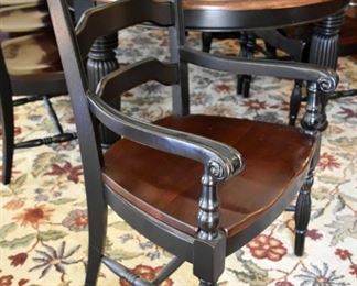 dining room table and chairs (8/eight) and rug